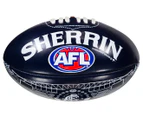 Sherrin PVC Softie Blues Mini AFL Football - Blue/White