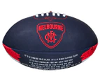Sherrin Synthetic Demons Song Size 2 AFL Football - Dark Blue/Red