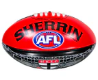 Sherrin PVC Softie Saints Mini AFL Football - Black/Red/White