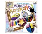 Craft For Kids Create Your Own Metallic Rock Art Activity Set