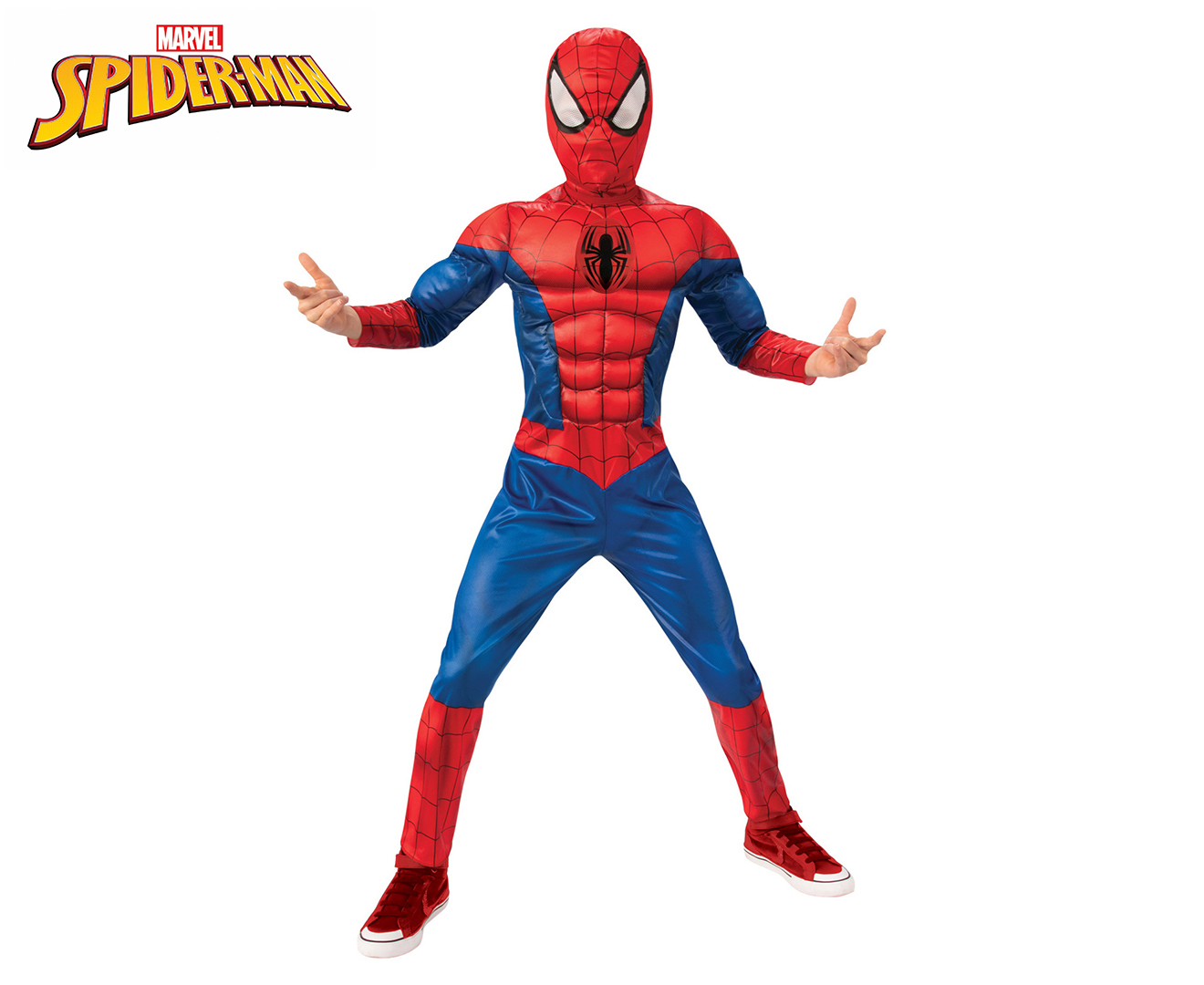 Marvel Boys' Spider-Man Premium Costume - Red/Blue 
