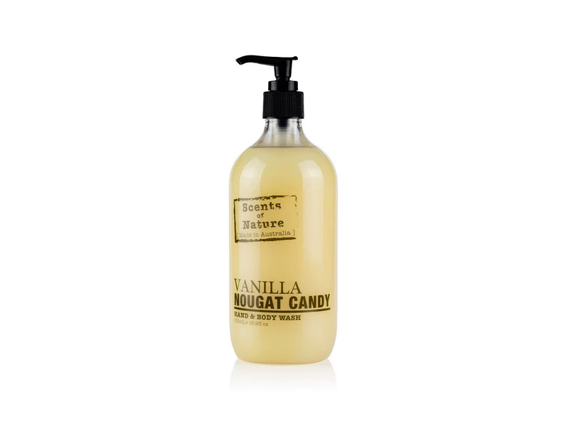 Tilley Scents Of Nature - Body Wash 500ml - Vanilla Nougat Candy