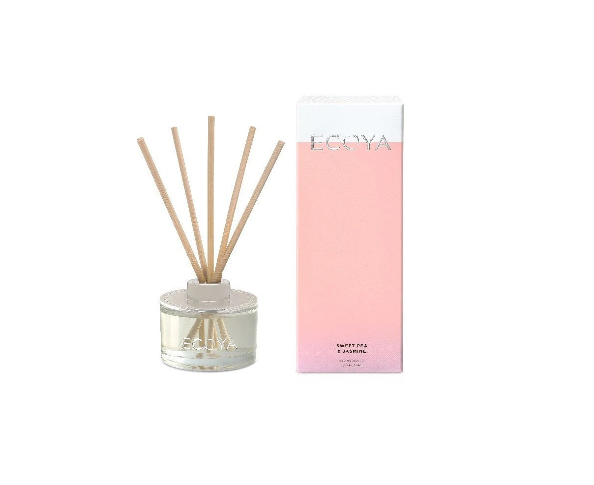 Ecoya Mini Reed Diffuser - Sweet Pea & Jasmine