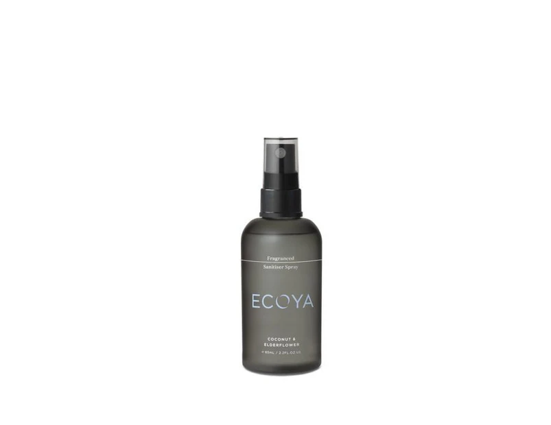 Ecoya Sanitiser Spray 65ml - Coconut & Elderflower