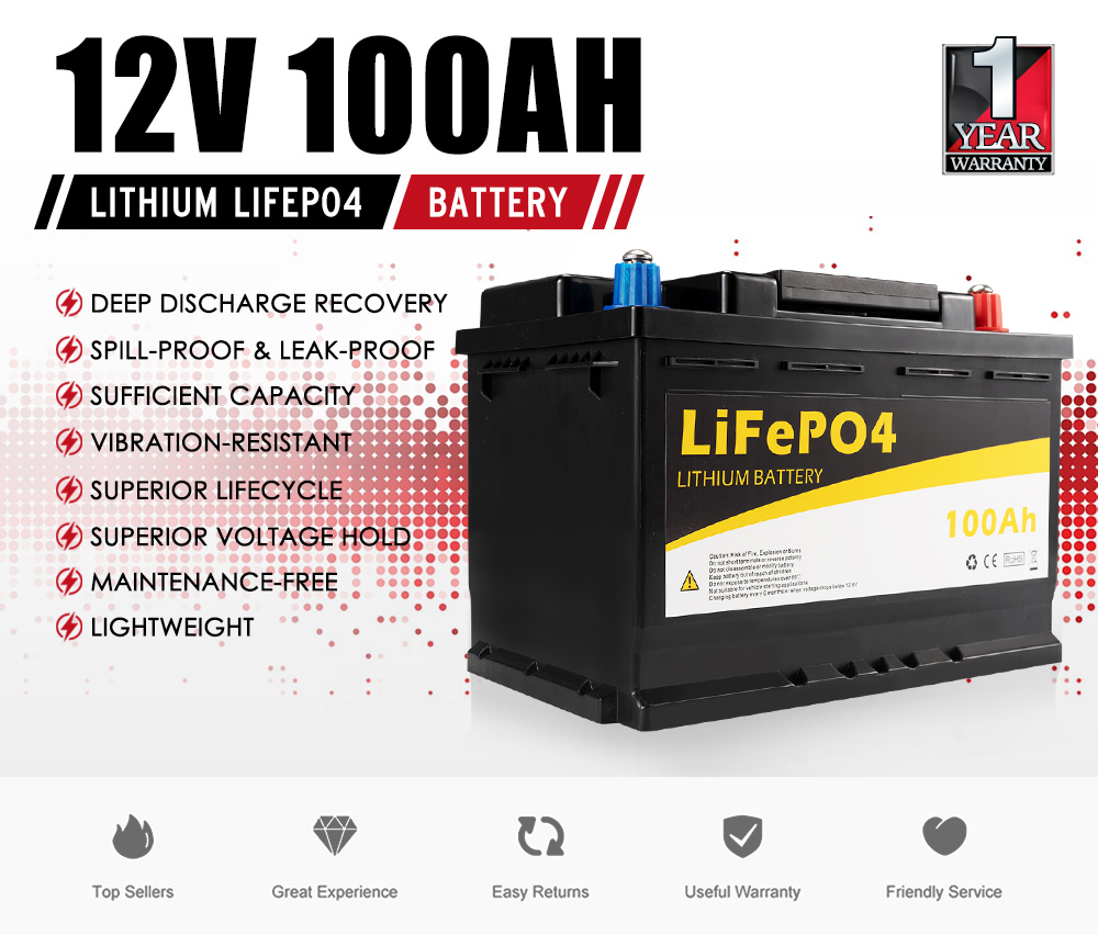 Аккумулятор lifepo4 12v 100ah