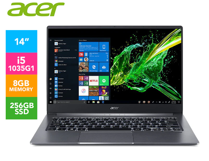 Acer 14" Swift 3 i5-1035G1 8GB 256GB SSD SF314-57-539F Laptop