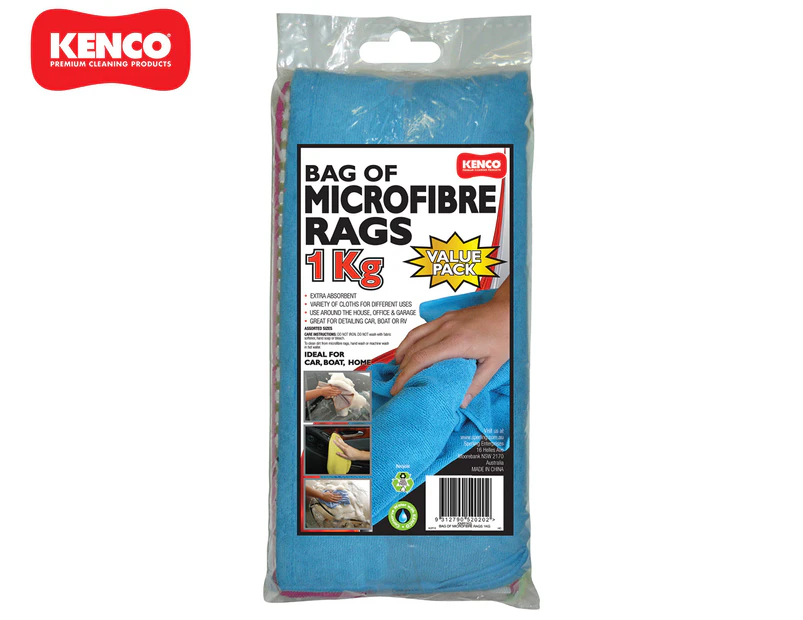Kenco Microfibre Bag Of Rags 1kg