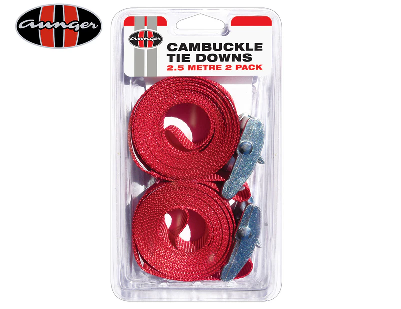Aunger 250cm Cambuckle Tie Down 2-Pack