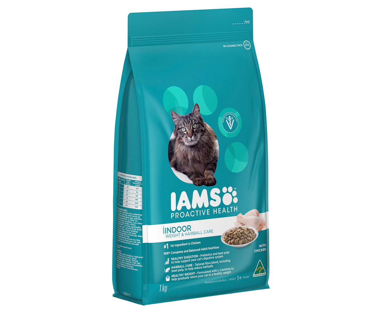 IAMS Indoor Adult Proactive Health Cat Weight & Hairball Care Chicken