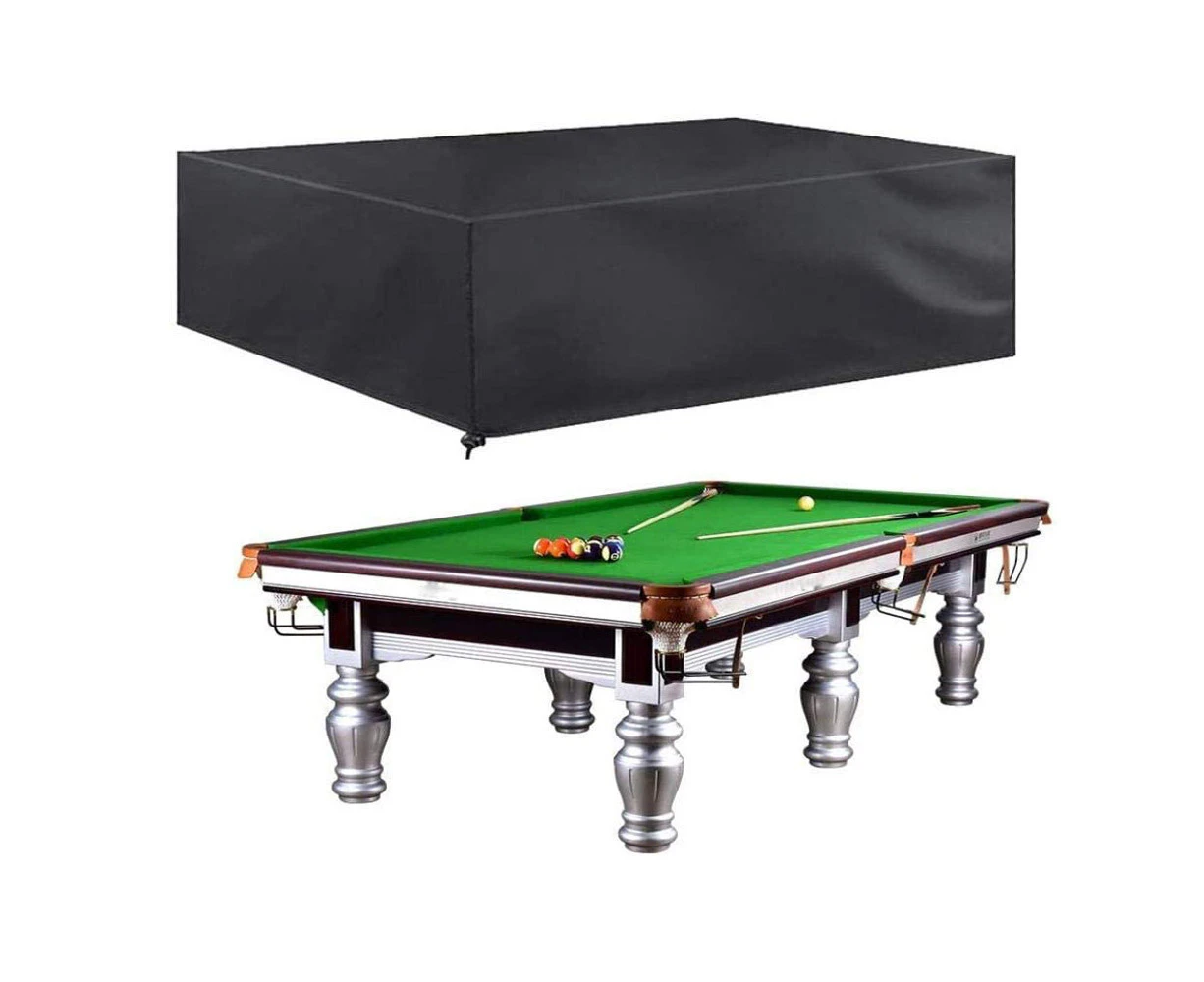 WACWAGNER 9ft Snooker Billiard Table Pool Cover Waterproof Polyester Dust Outdoor Cap