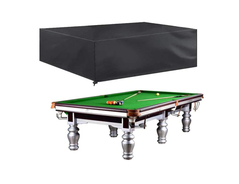 NOVBJECT 8ft Snooker Billiard Table Pool Cover Waterproof Polyester Dust Outdoor Cap