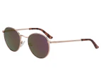 GUESS Unisex GF6011 Round Sunglasses - Rose Gold/Purple