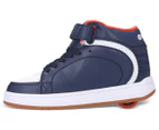 Heelys Boys' Paver 1-Wheel Skate Shoes - Navy/White/Orange/Gum