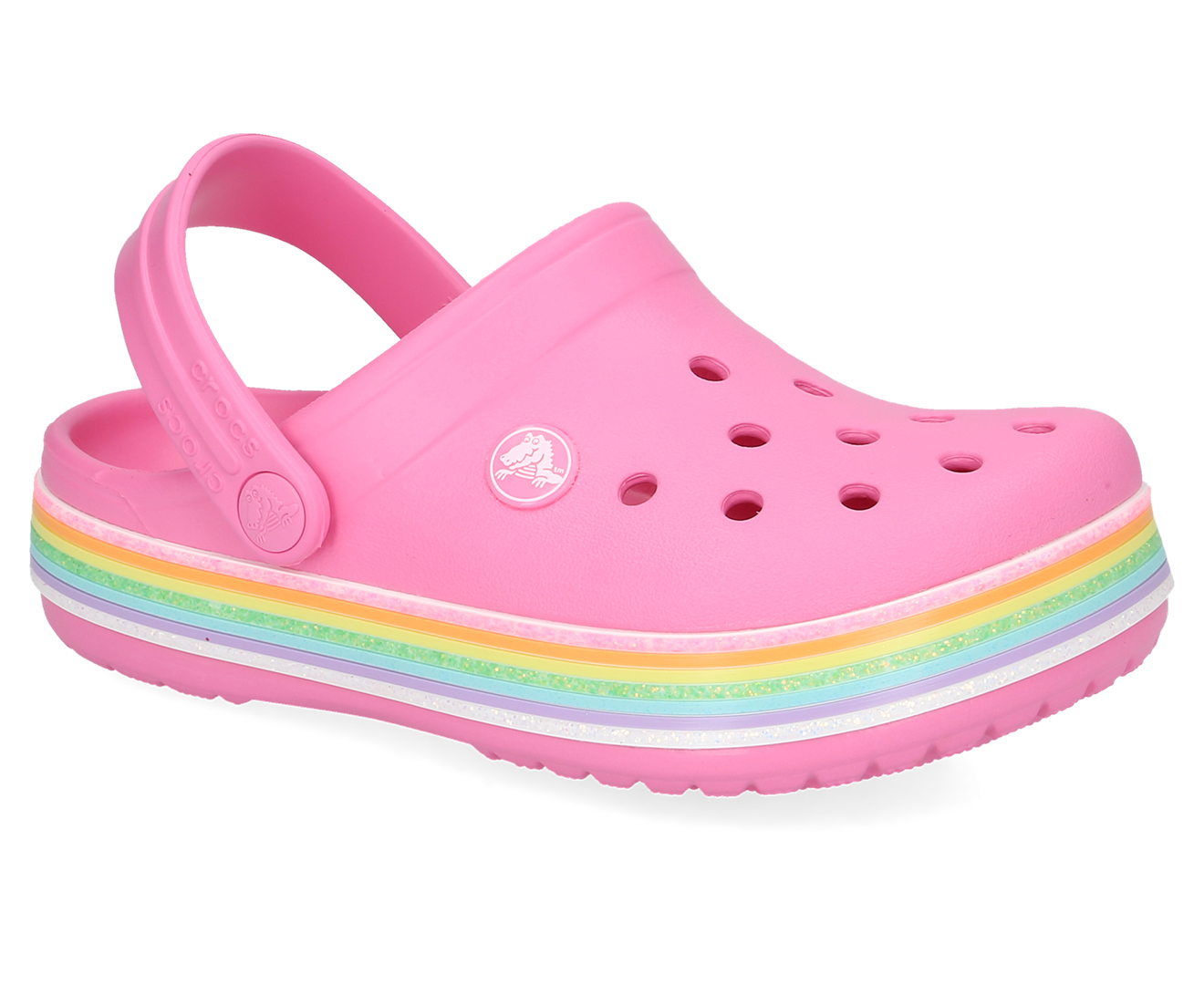 Crocs 2024 rainbow kids