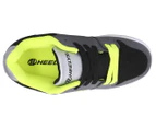 Heelys Boys' Cement 2-Wheel Skate Shoes - Charcoal/Black/Bright Yellow