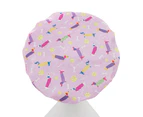 Dilly's Collections Luxury Microfibre Shower Cap - Pink Dog