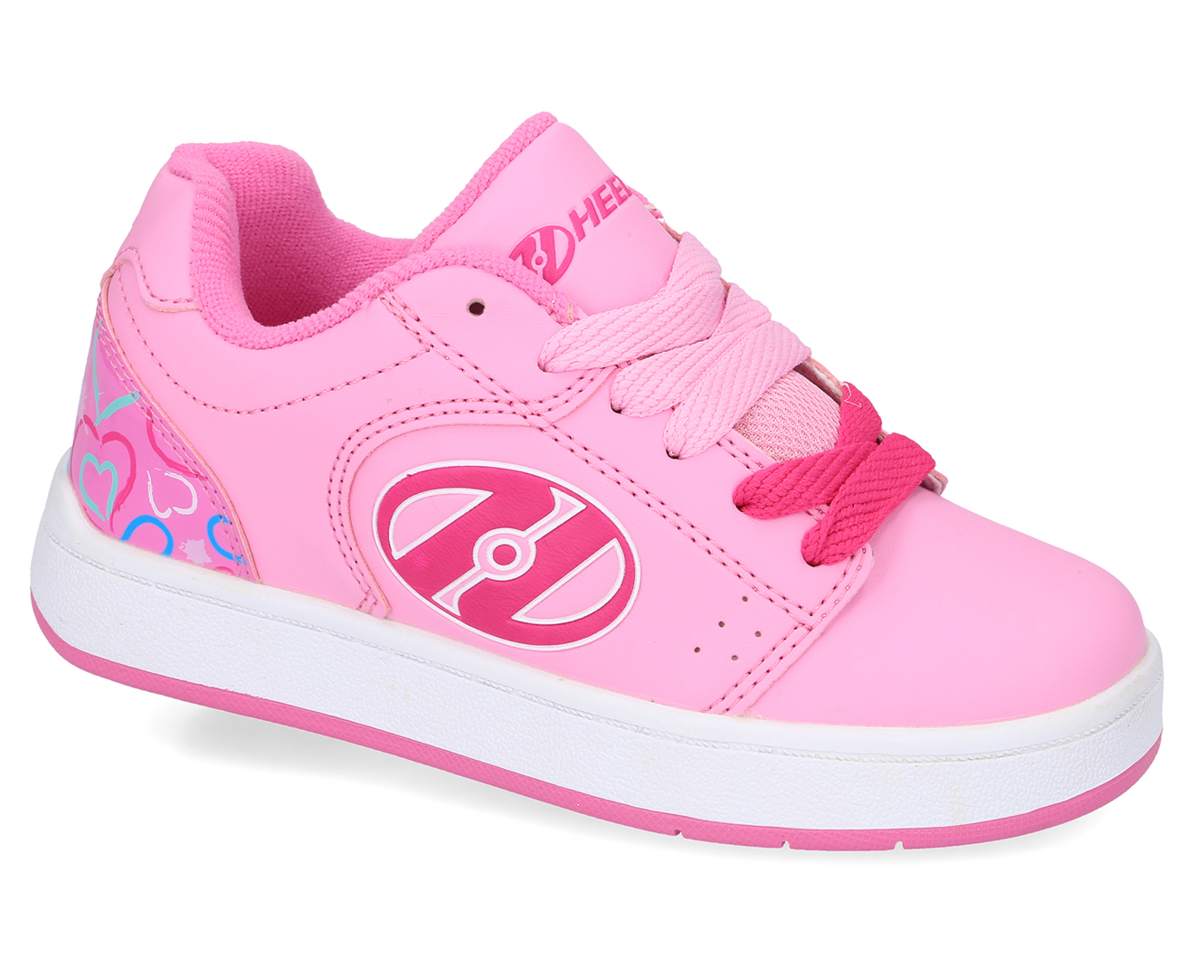 Heelys Girls' Asphalt 1Wheel Skate Shoes Pink/Hearts