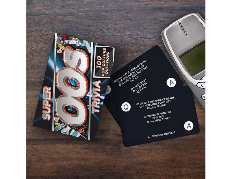 Super 00's: 100 Pop Culture Questions Trivia Card Game
