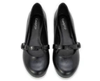 CandyPOP Women Ego - Black Slip On Flat Shoes