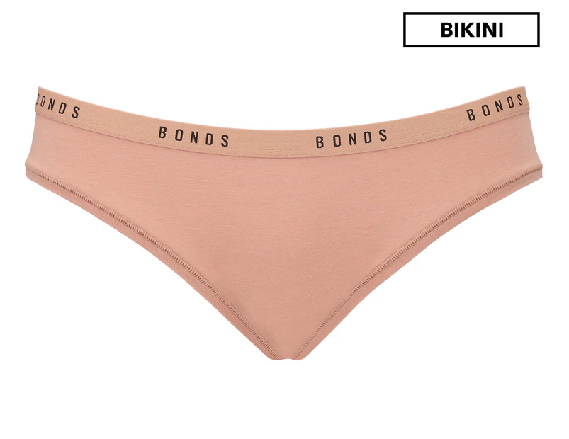 Bonds Women's Originals Bikini Briefs - Blush Latte