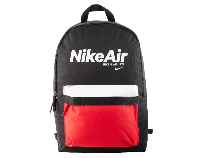 Nike 25L Air Heritage 2.0 Backpack - Black/University Red