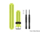 Garmin Forerunner Replacement Bands (235,630) - Force Yellow Silicone 1