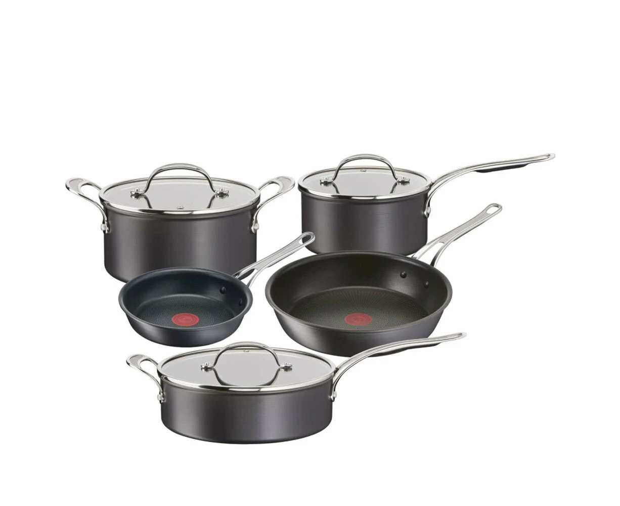 Tefal Jamie Oliver  Cooks Classic 5 Piece Induction Hard Anodised Cookware Set