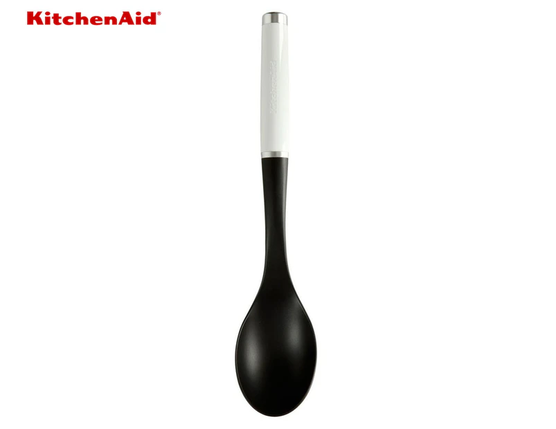 KitchenAid 34cm Classic Basting Spoon - White/Black
