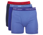 Polo Ralph Lauren Men's Classic Fit Boxer Briefs 3-Pack - Blue/Royal/Navy
