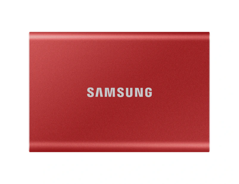 Samsung Portable T7 2TB USB-C SSD - Red