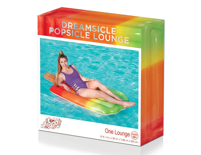 H2OGO! Dreamsicle Popsicle Pool Lounge - Orange