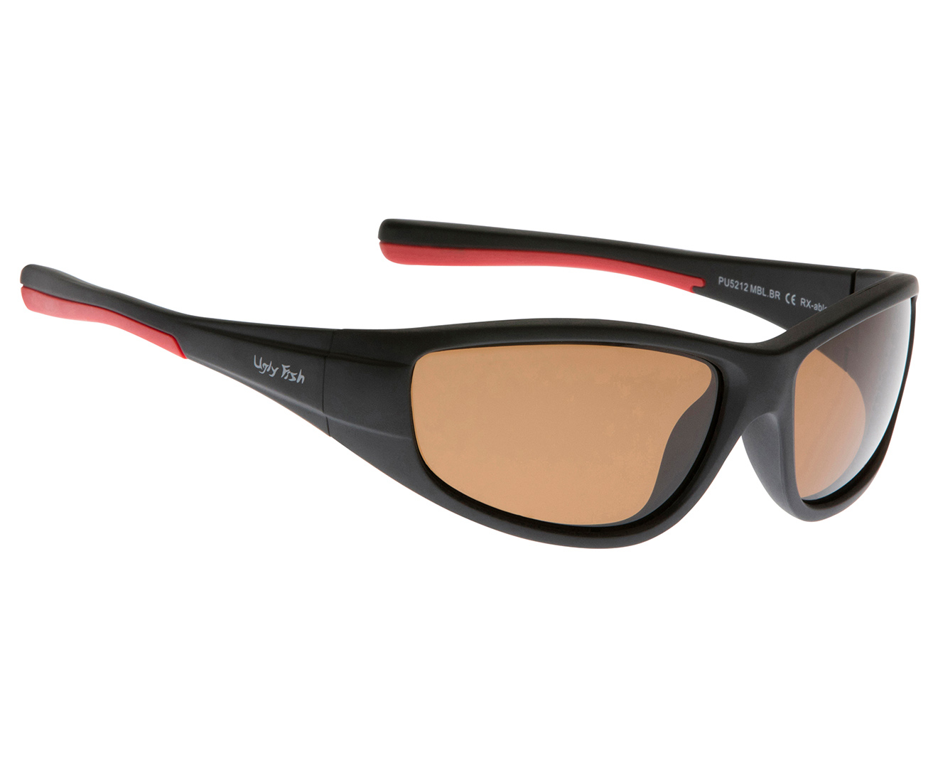 2.00 Ugly Fish Polarised Sunglasses Swift PN3077 Black/Smoke Bifocal Lens 