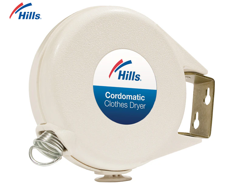 Hills 15m Cordomatic Clothesline - White