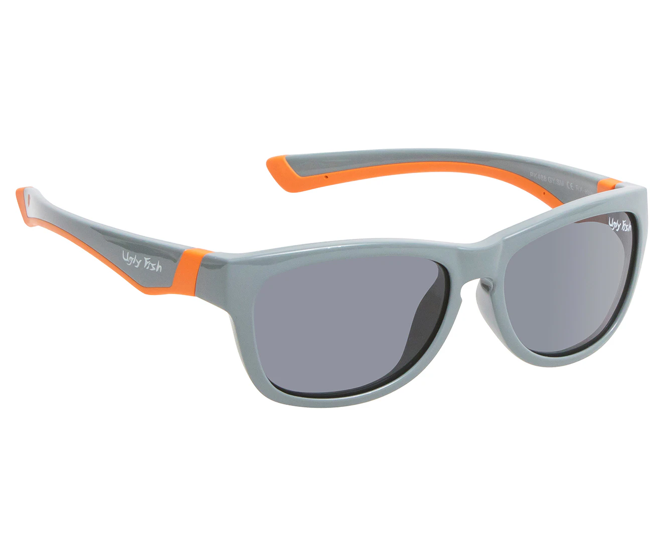 Ugly Fish Kids' PK488 Junior Polarised Sunglasses - Grey/Smoke