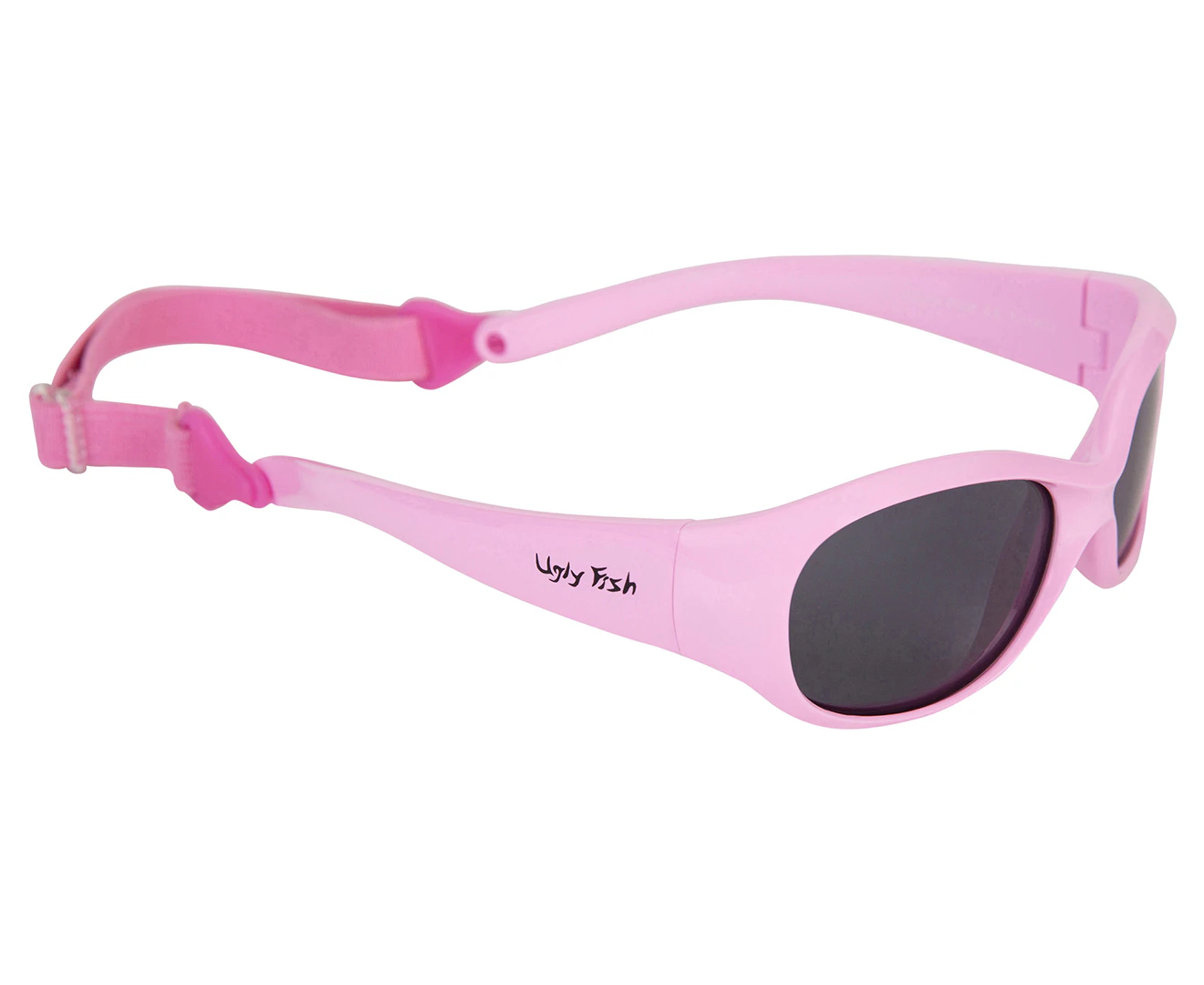 Ugly Fish Girls' PB001 Ankle Biters Polarised Sunglasses - Pink/Smoke