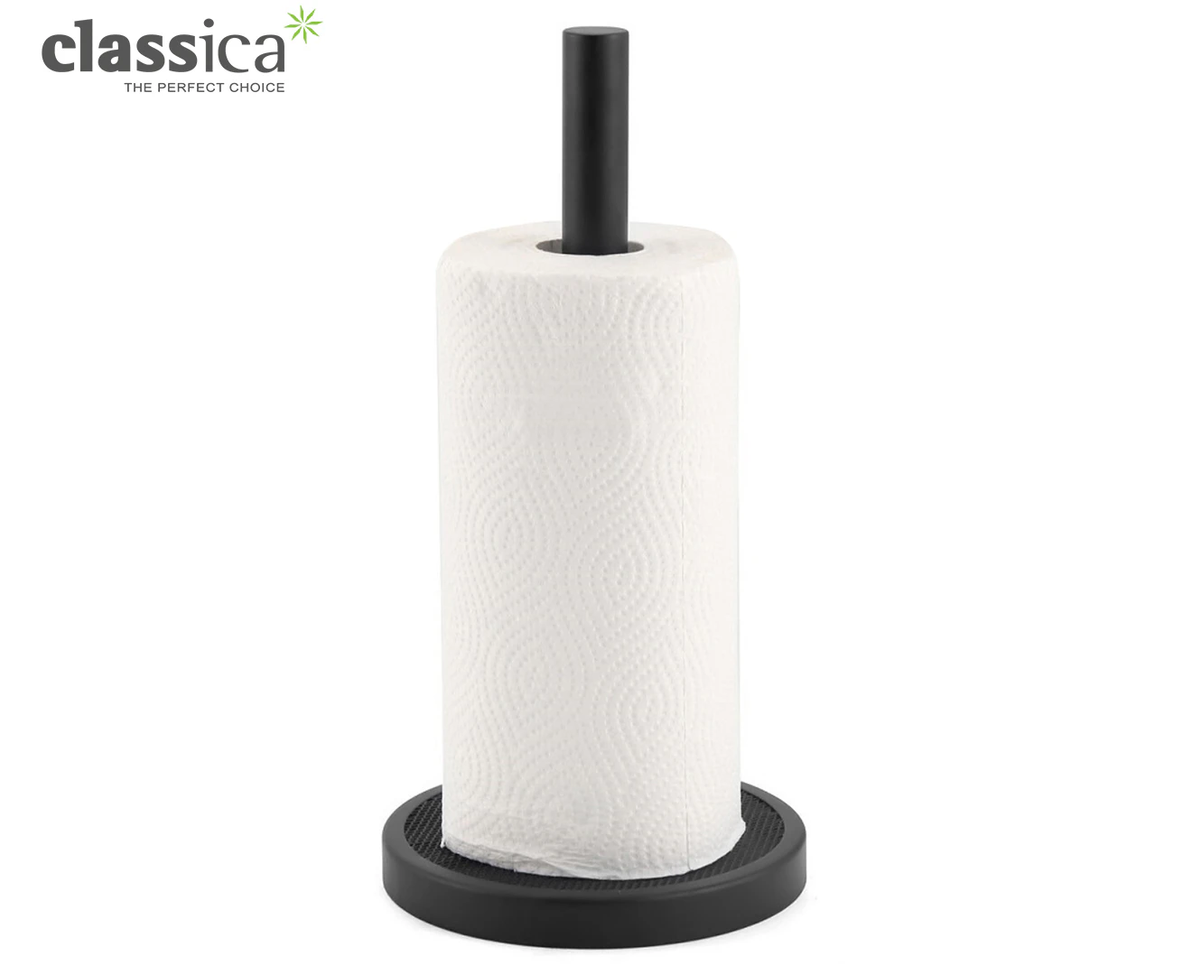 Classica 33cm Nero Mesh Paper Towel Holder - Black