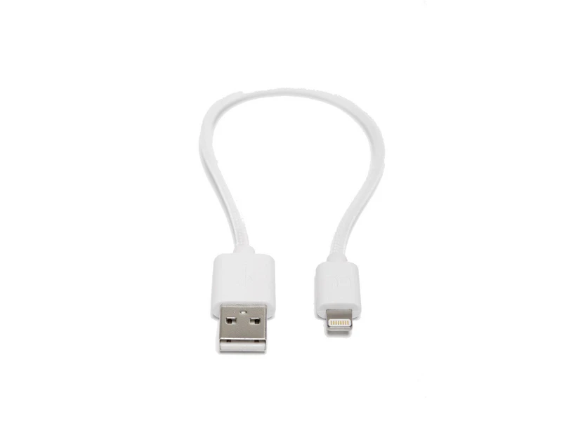 BlueLounge 20cm Extra Connector USB-A to Lightning Charging Cable For iPhone WHT