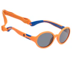 Ugly Fish Kids' PKR133 Retro Polarised Sunglasses - Orange-Blue/Smoke