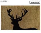 Solemate 50x80cm Deer Premium Hand Woven Doormat - Multi