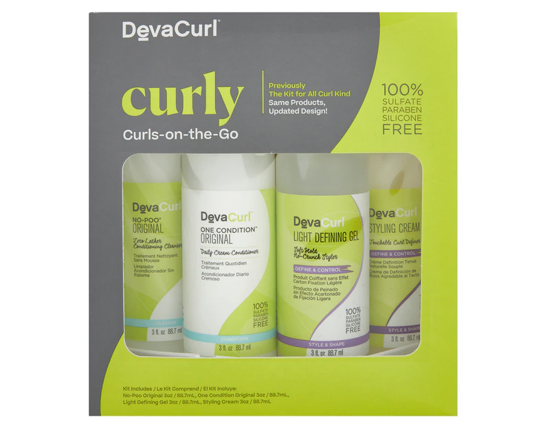 DevaCurl Curly Curls On The Go Kit