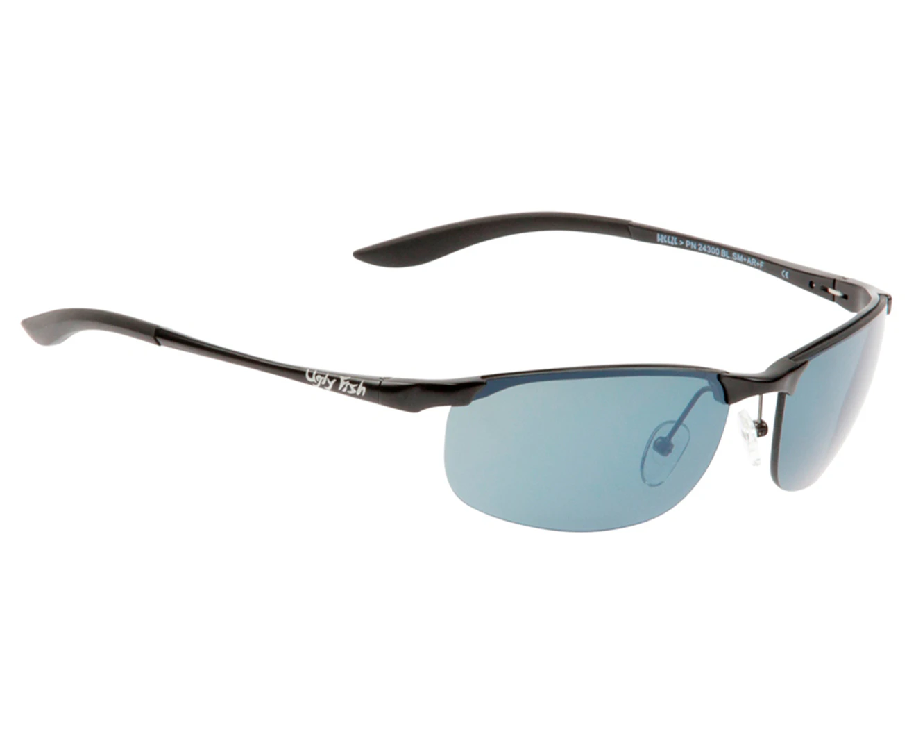 Ugly Fish Unisex Frontier Breeze Polarised Sunglasses - Black/Smoke