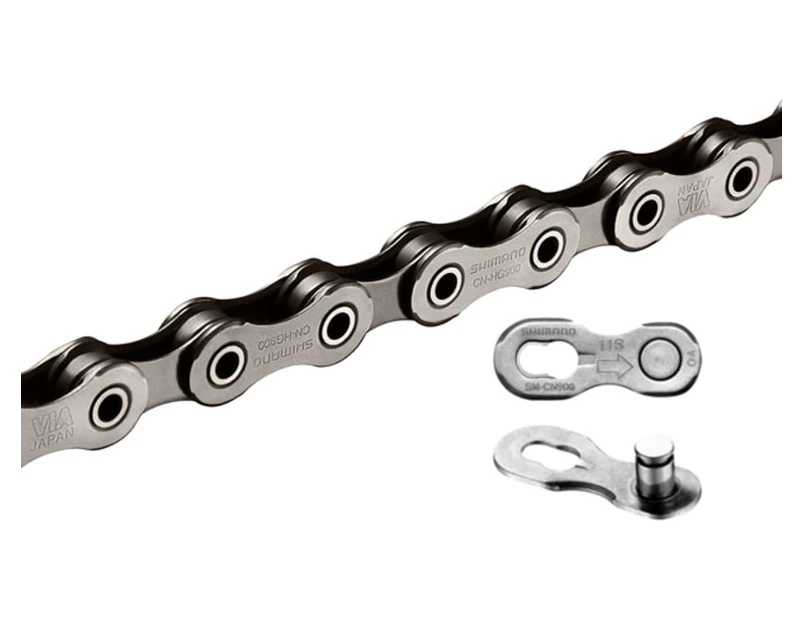Shimano Dura-Ace/XTR CN-HG901-11 Sil-Tec 116L 11sp Chain with Quick Link