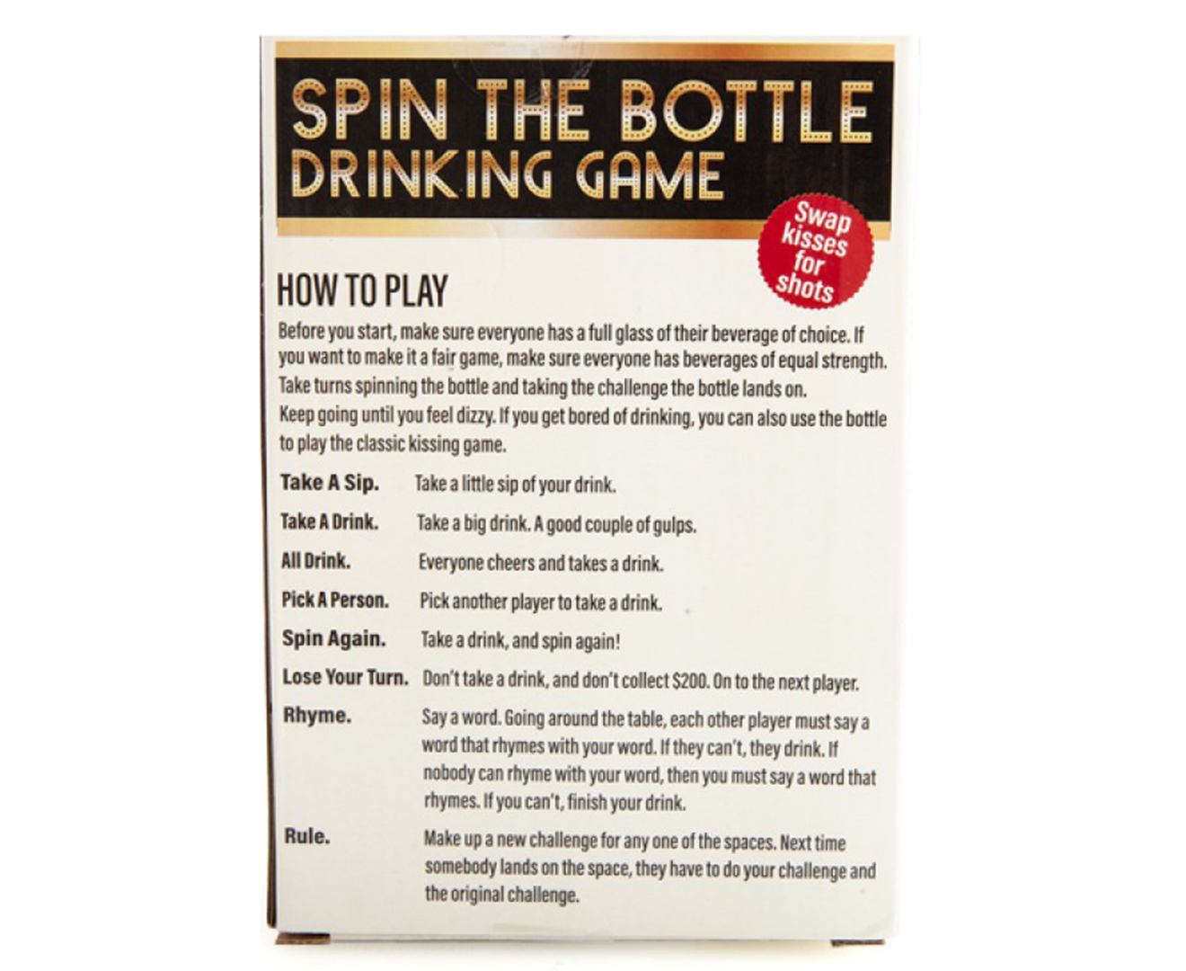 Spin The Bottle Drinking Game Nz 