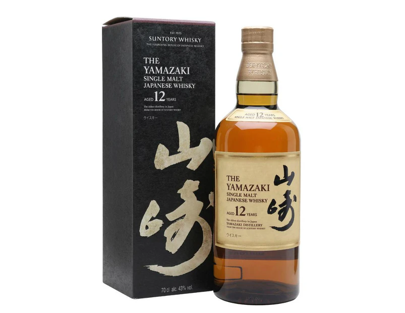 Yamazaki 12 Year Old Single Malt Japanese Whisky 700ml