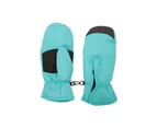 Mountain Warehouse Girls Snowproof Gloves with Fleece lined and Adjustable Cuffs - Teal