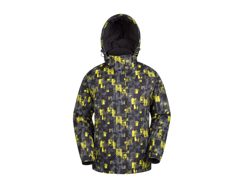 Mountain Warehouse Mens Snowproof Ski Jacket Fleece Lined Insulated Winter Coat - Yellow