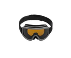 Mountain Warehouse Mens Ski Goggles II with Ventilated Frame UV400 Antifog Lens - Grey