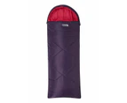 Mountain Warehouse Summit Sleeping Bag Lightweight Outdoor Mini Square Camping - Purple