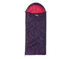 Mountain Warehouse Summit Sleeping Bag Lightweight Outdoor Mini Square Camping - Purple