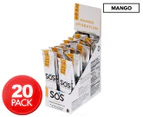 20 x SOS Hydration Electrolyte Drink Mix Mango 5g